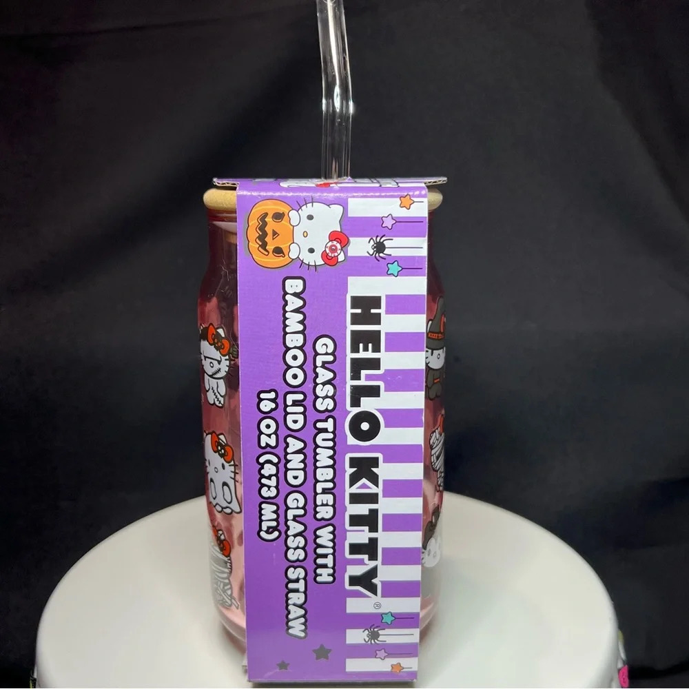 Sanrio Hello Kitty Halloween Costume Theme Tumbler- Mummy Witch Ghost Skeleton - Picture 3 of 12